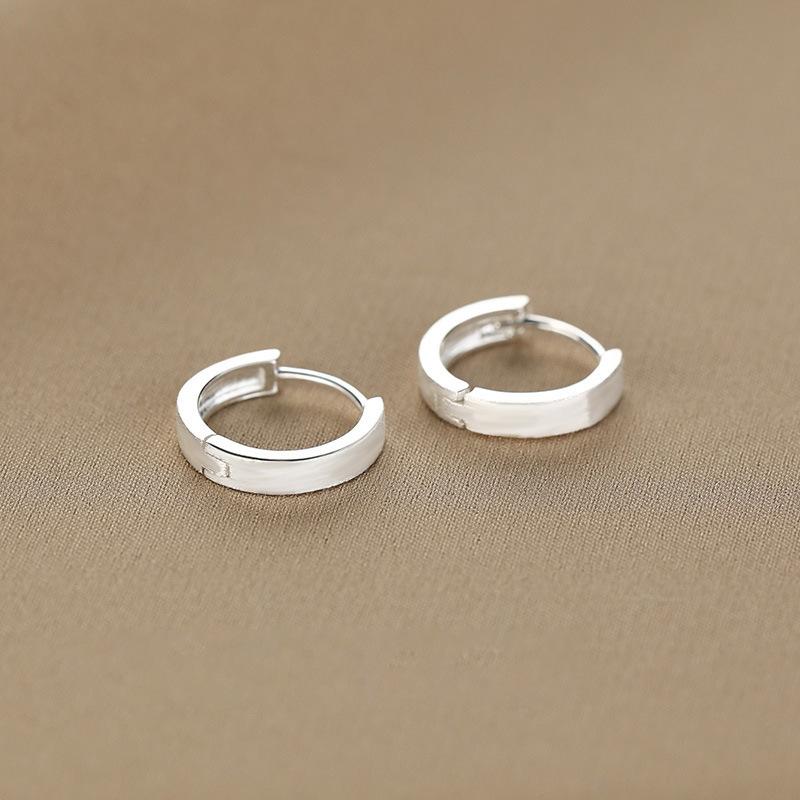 Personalised Vein Circle Earrings Female Light Luxury Niche Senior Sense Elegant Simple Lightweight Minimalist Hoop Earrings