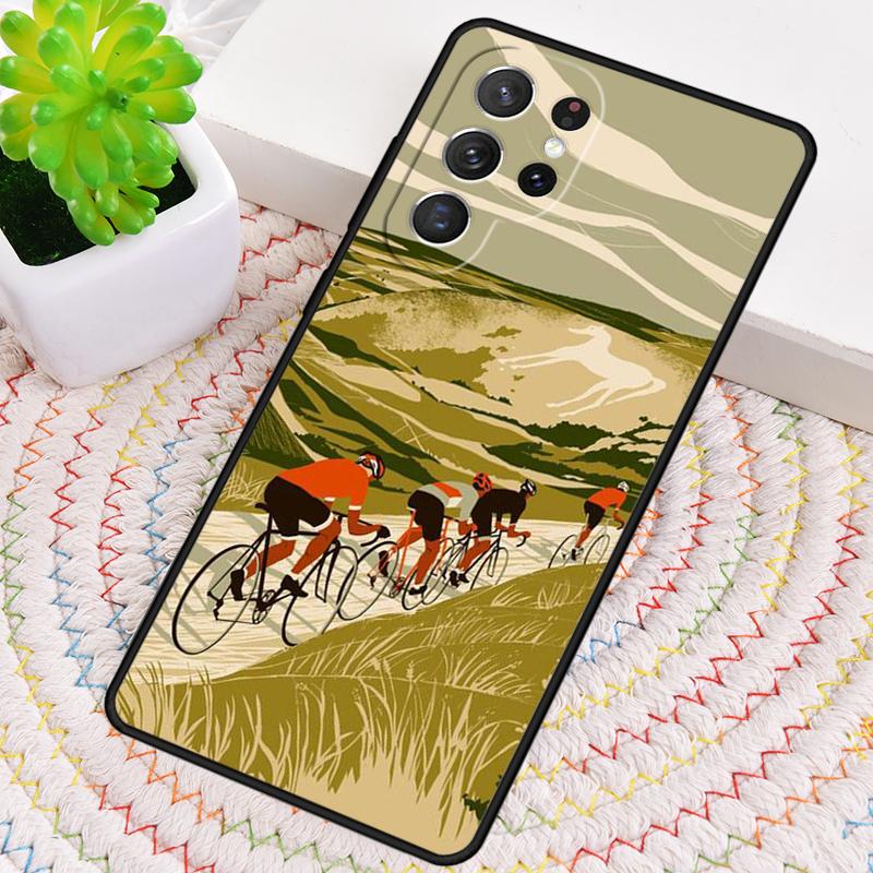 Bike Bicycle Cycling Phone Case for Samsung Galaxy Note 10 Pro S26 Ultra S23 S24 FE S25 S21 S22 PLUS Shockproof Cove