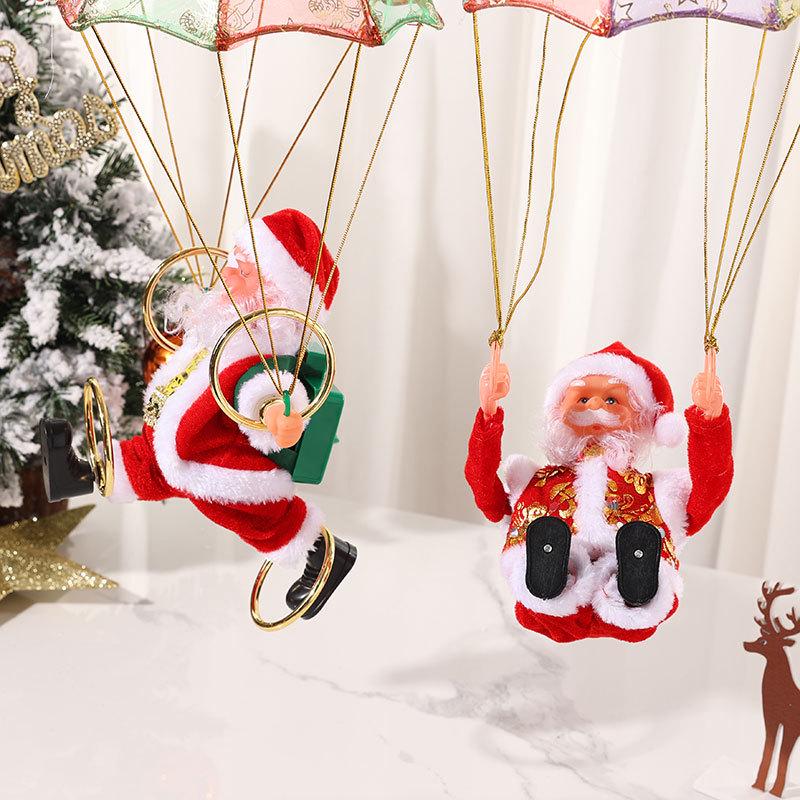 Electric Dancing Parachute Santa Claus Ceiling Decoration