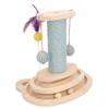 Cat Scratching Post Versatile Sturdy Interactive Cat Training Climbing Tree Scratching Post for Home