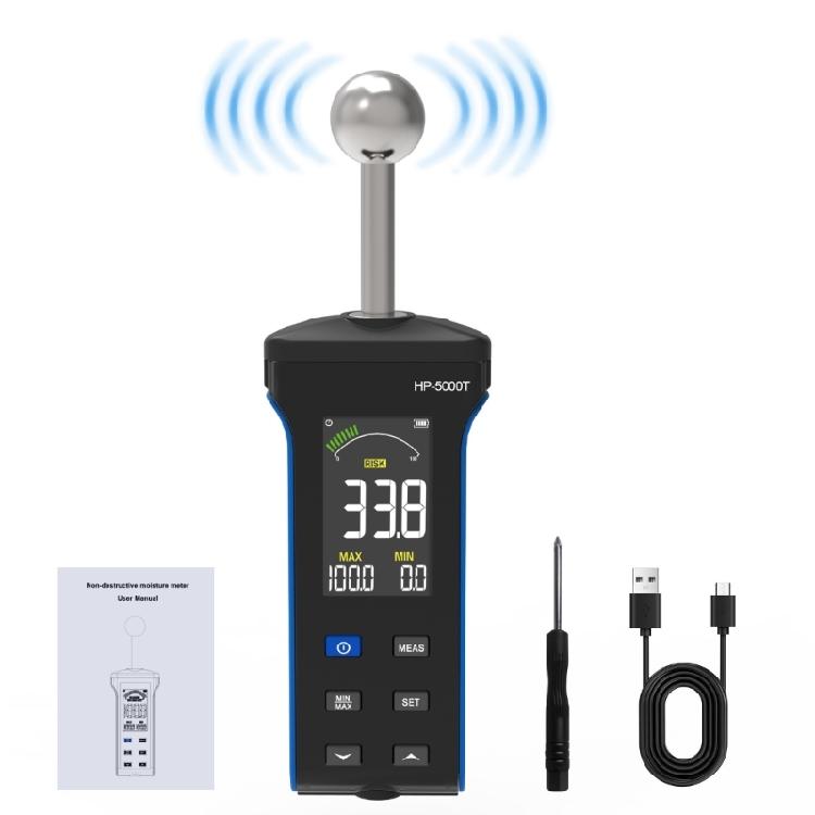 

Digital Moisture Tester For Dry Wall Lumber Concrete Projects Risk Level Alerts Quick Readings No Front Damage 1