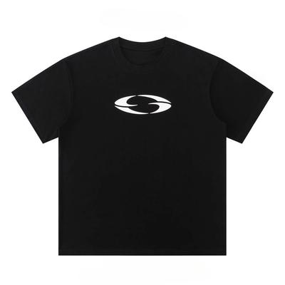 T-shirt Men's 2025 New Summer American Street Trend Short-sleeved Comfortable Versatile Top Casual Fashion Couple Clothing