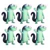 1/2/3/4/5/6/9/10/15Pcs Car Stickers Waterproof UV Resistant Strong Stickiness Self Adhesive Colorful Lizard Stickers Funny Decals