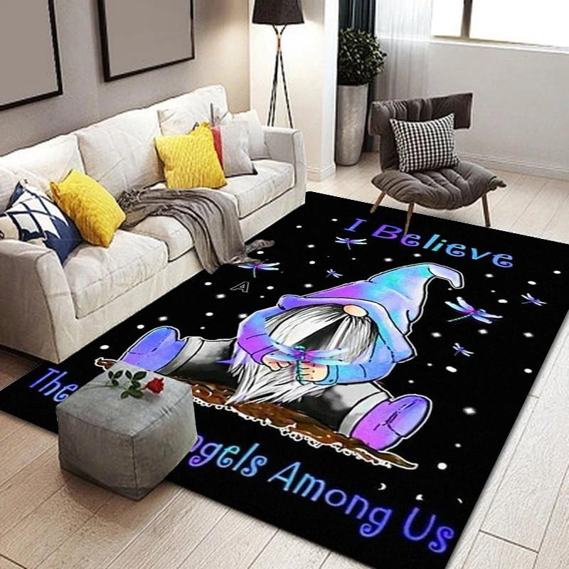 

C-Рождественский коврик с принтом гнома коврик для йоги ковер для украшения спальни ковер для украшения гостиной ванной комнаты подарок на день рождения 40x60cm