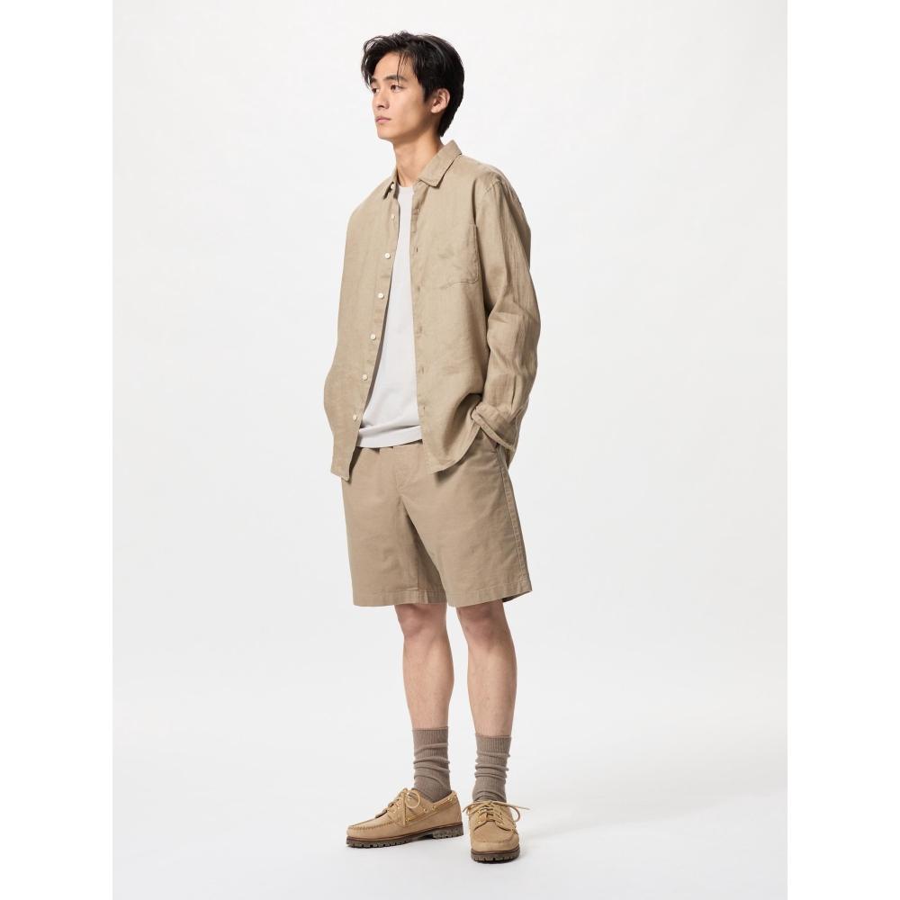 

Короткие брюки Uniqlo из льняной смеси Easy 57 OLIVE/UNISEX 4XL