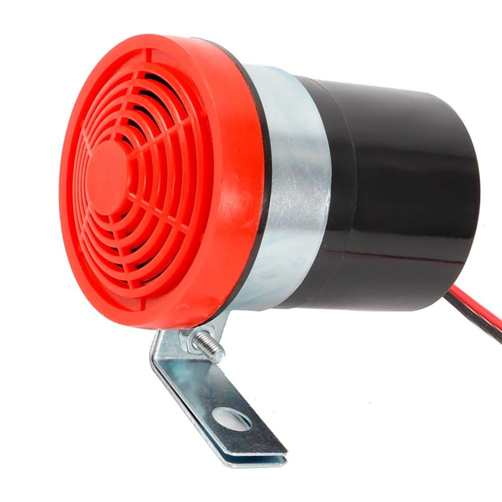 Backup Siren Buzzer 12V 105dB Loud Alarm for Vehicle Reverse Safety High Sensitivity and Fixed Bracket for Easy Installation