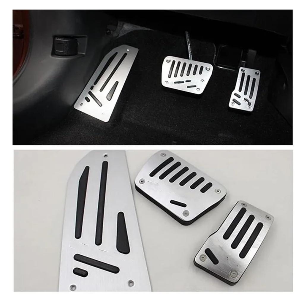 Car Pedals Car Gas Axle Pedals for Outlander 2012-2020, Auto Footrest, Brake Pedal Pedals for Car Pedal Set (3pcs MT)