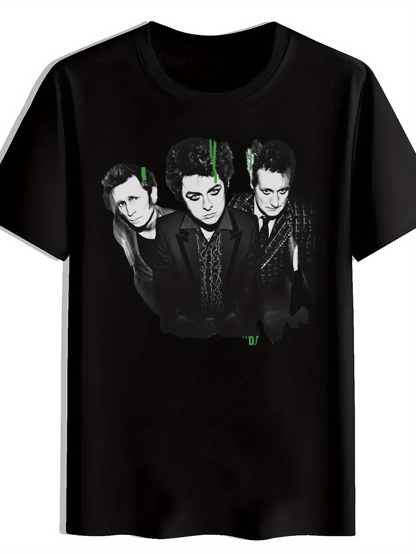 Rock Band Graphic T-shirt - Vintage-Inspired Print with Fun Flag Design XXXXL
