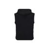 Under Armour Ss24 Curry Fleece Hooded Logo Print Breathable Loose Basketball Vest Men Vests Black 1374301-003
