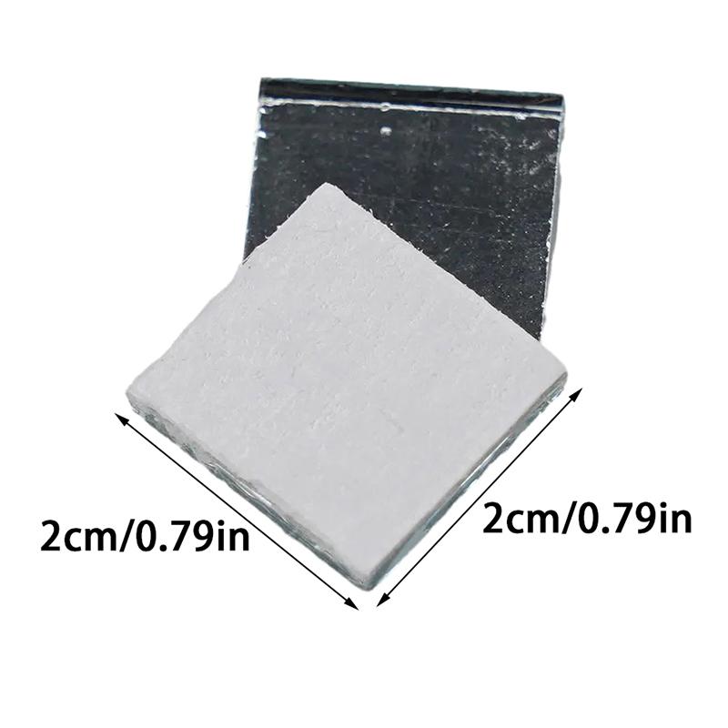 100Pcs/lot 2x2cm Mini Square Glass Mirror Mosaic Tiles For Wall Bathroom Diy Home Decoration Crafts Wall Artwork Decor