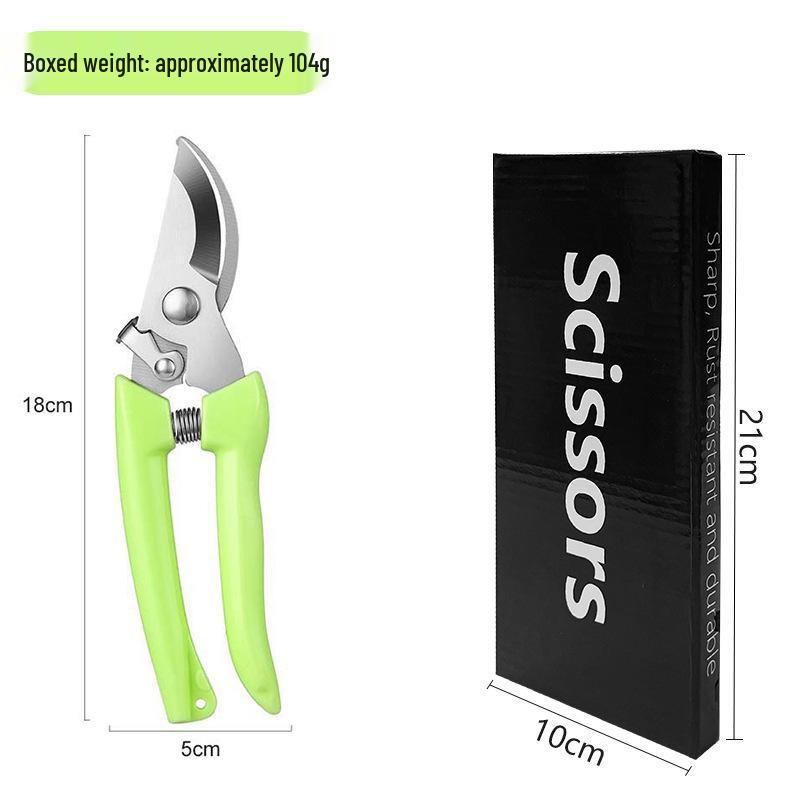 Heavy Duty Stainless Steel Pruning Shears - Multipurpose Garden and Fruit Picking Scissors