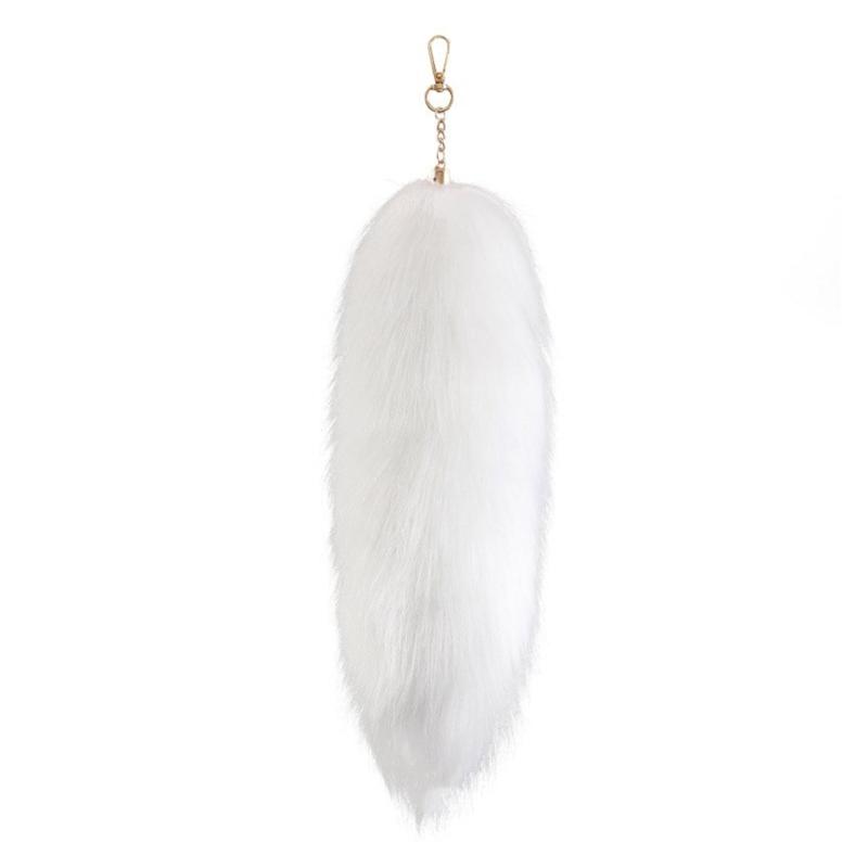Faux Furs Foxes Tail Keychain Furs Foxes Tail Keyring Handbag Hangings Charms