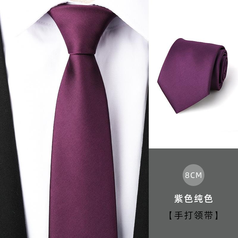 Tie Men'S Dress Business Handsome Blue Strip Zipper Professional Wedding Groom Korean Version Zipper Hand Tie