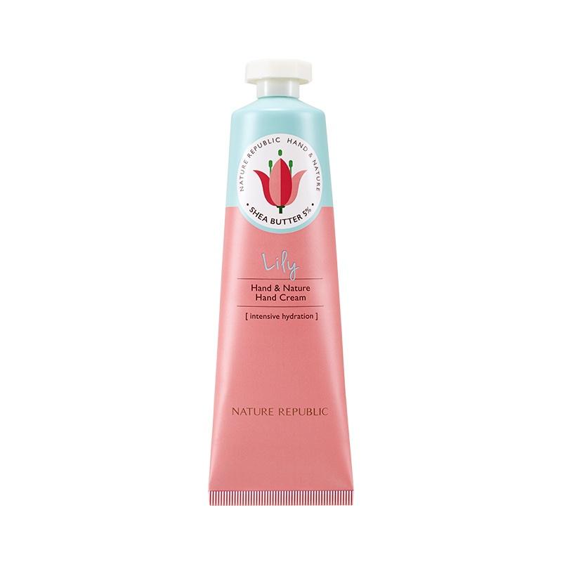 

[Nature Republic] Крем для рук Hand & Nature Lily 100мл