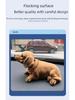 Resin Flocking Dachshund Shaking Head Car Ornament