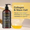 Anti-Cellulite Massage Oil Infused with Collagen & Stem Cells - Natural Cellulite & Stretch Mark Treatment - Firming Body Massage Oil, Smooth & Improv