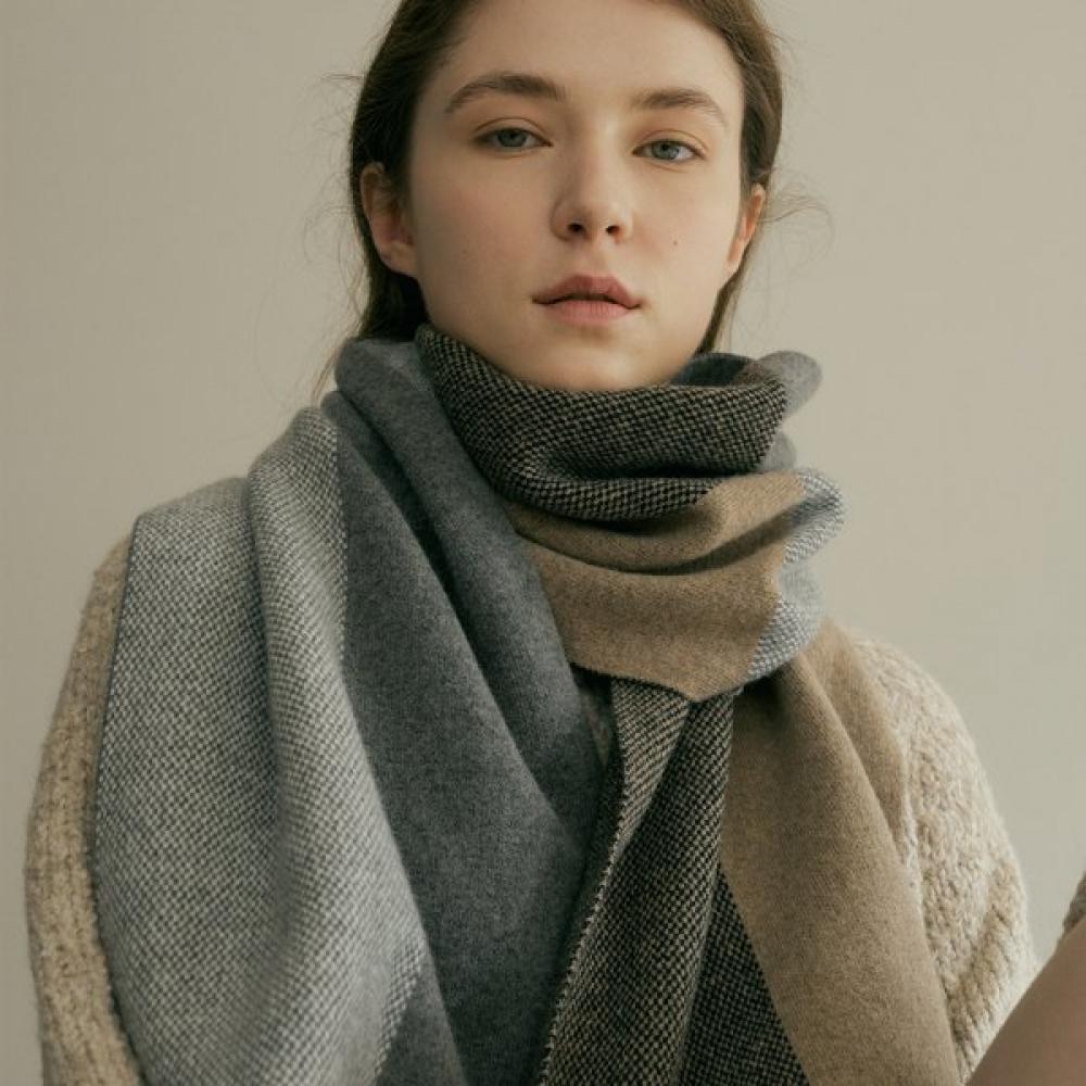 Bb De Soli De Mellow Muffler  3color beige