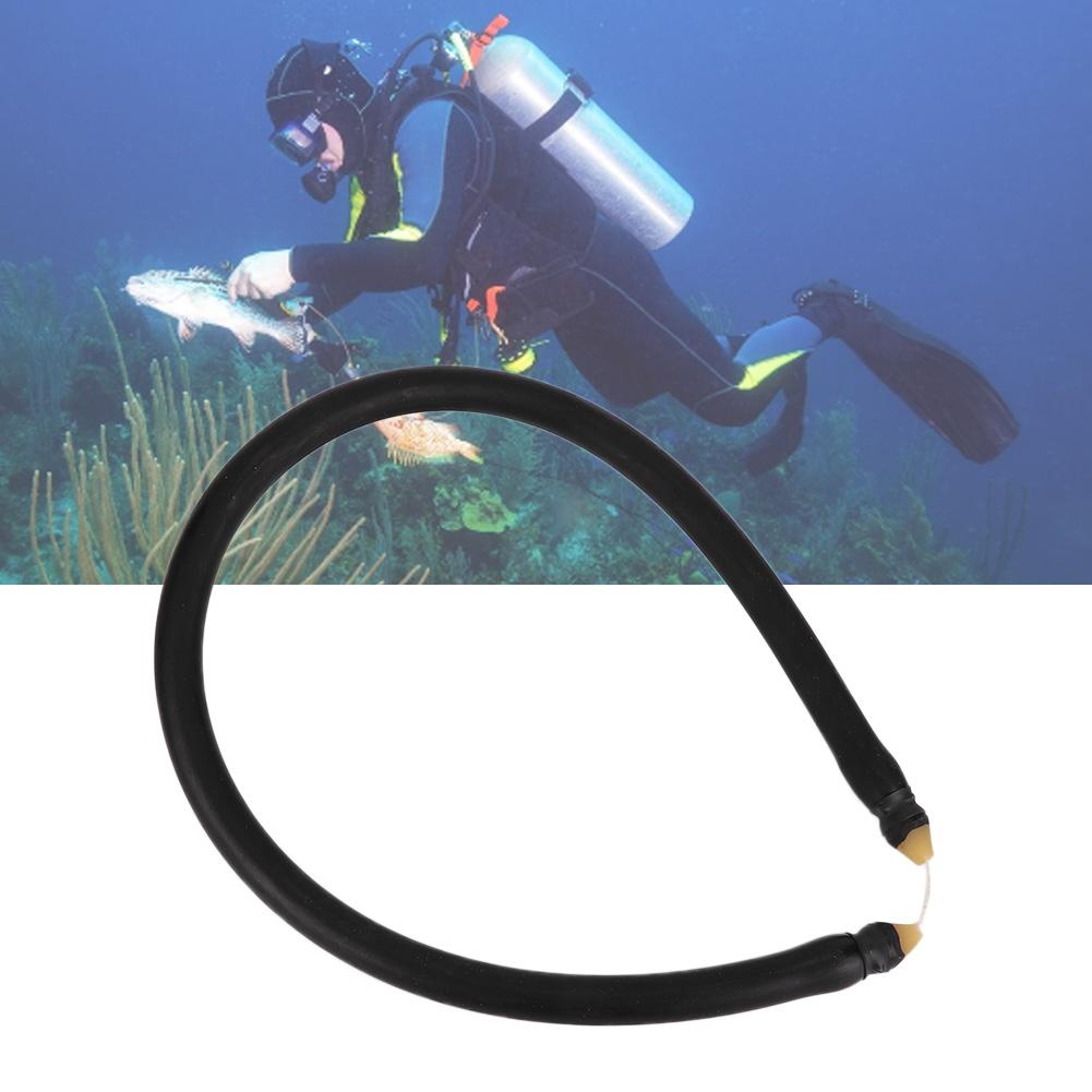 3*16mm Spearfishing Rubber Band Sling Spearfishing Diving Tube Latex Tubing(black)