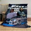 Fast Furious Action Blanket Soft And Portable All Season Home Bed Sofa Blanket Office Travel Nap Break Warm Blanket