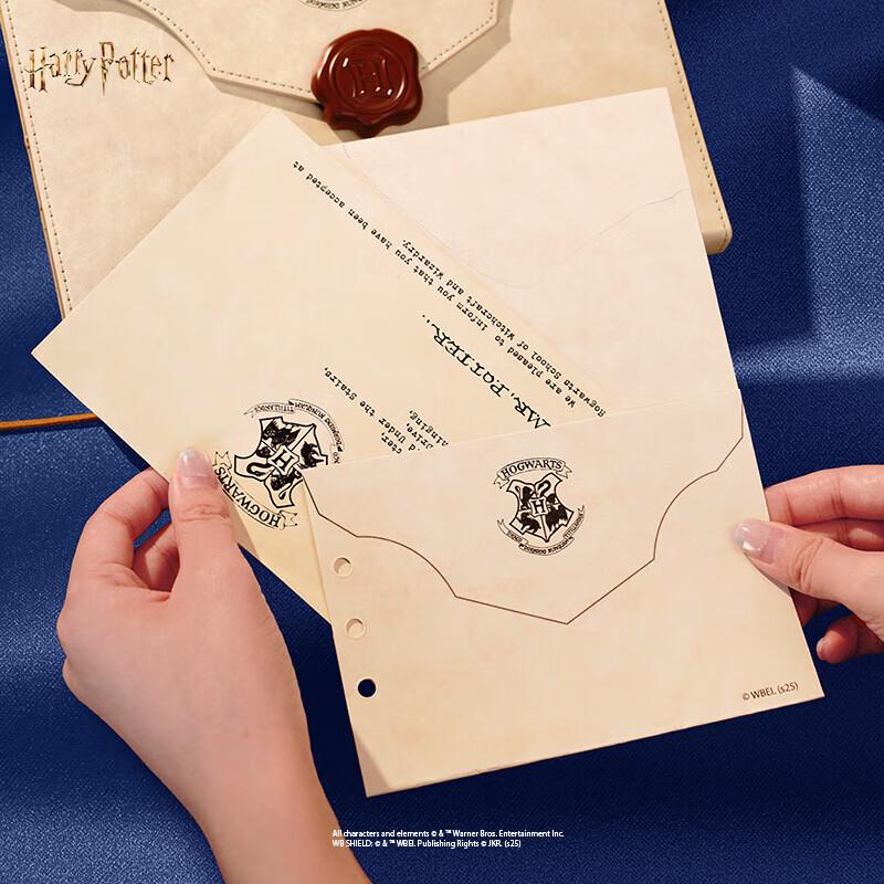 Harry Potter Hogwarts Letter Notebook with Hedwig Bookmark