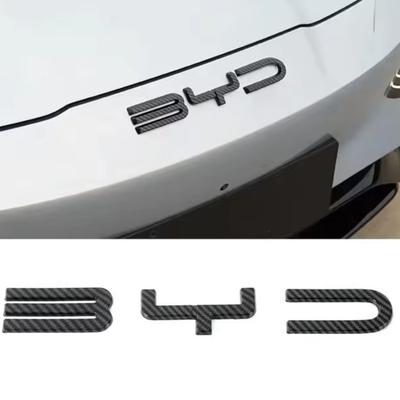 Car Front Rear Logo Emblem Stickers Steering Wheel Sticker Accessories For BYD SEAl HAN SONG YUAN DOLPHIN ATTO 3