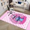 Office Rug Stitch, Love theme 3D Printed Anti-Slip Rug-Machine Washable for Living Room