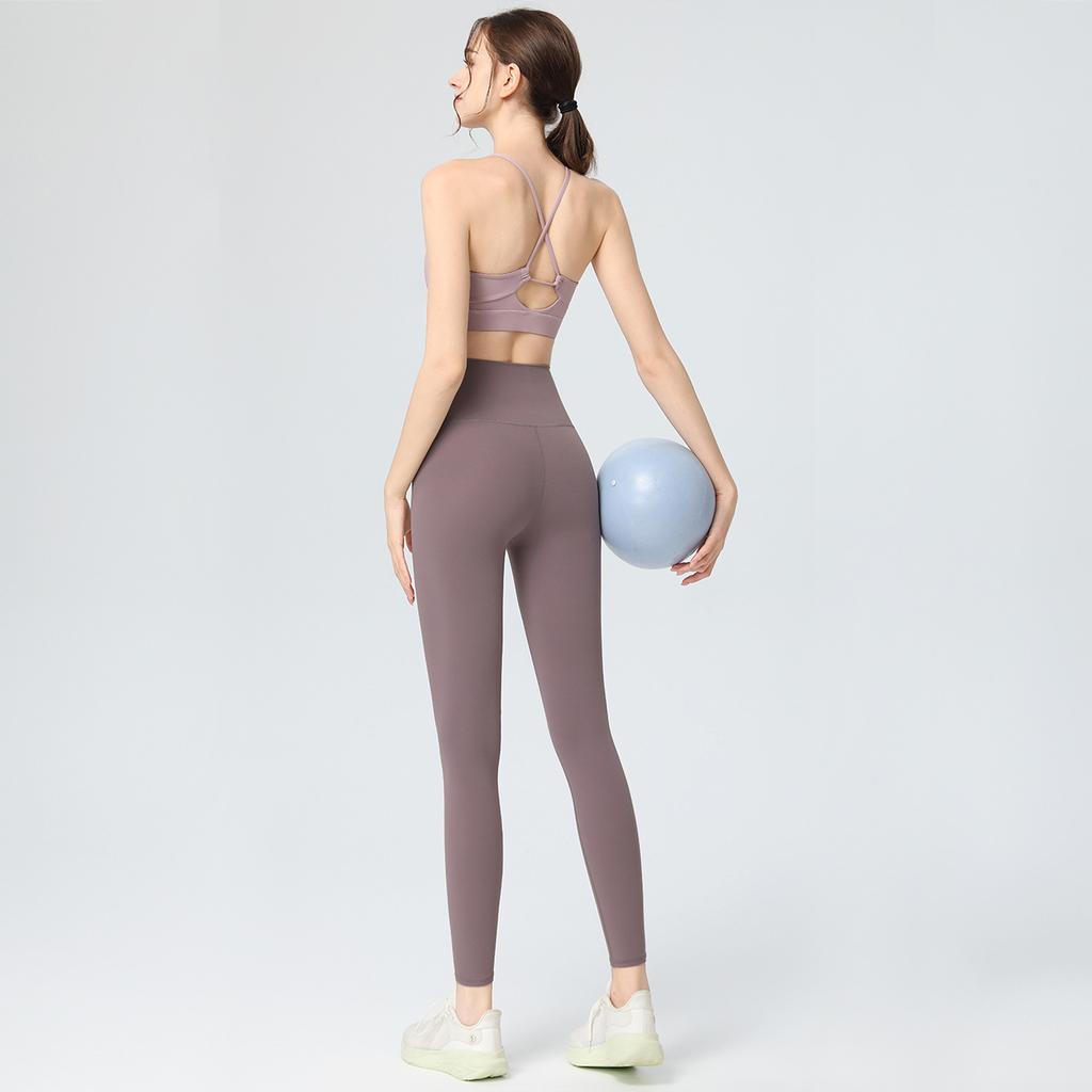 JYL Integrated Fixed Cup Sports High Strength Running Yoga Vest