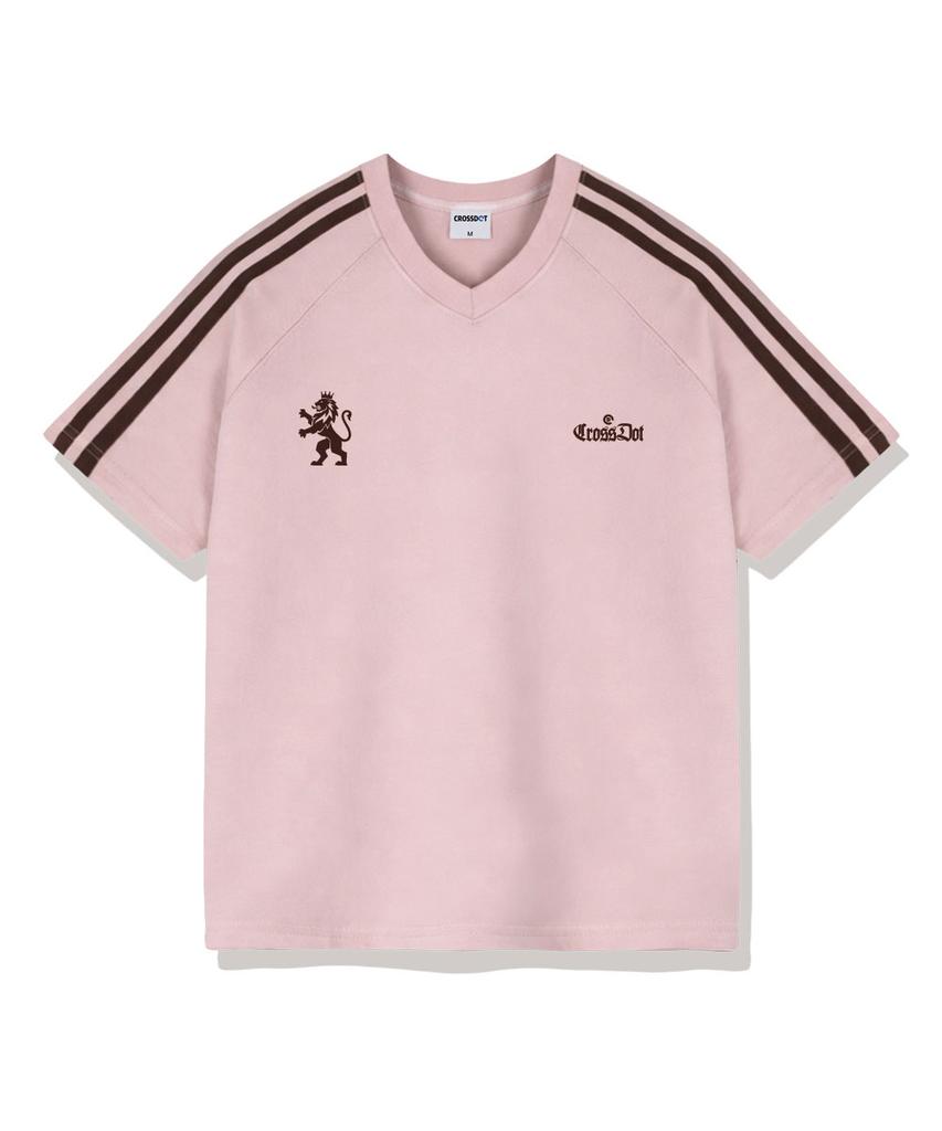 Keuloseudas Royal Track V-Neck Short Sleeve T-Shirt 4 Colors [Crsv_1003]