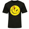 Bloody Smiley Face Distressed Graphic T-Shirt