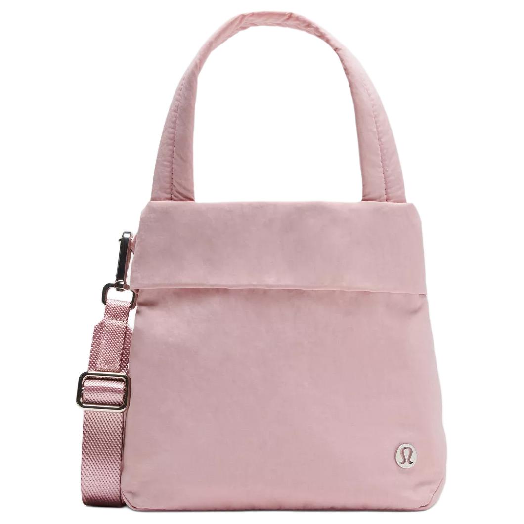 Lululemon On My Level 5L Sports Casual Versatile Recycled Nylon Shoulder Tote Bag Small Women bags Pink LW9FNDS-069005 Mist Pink