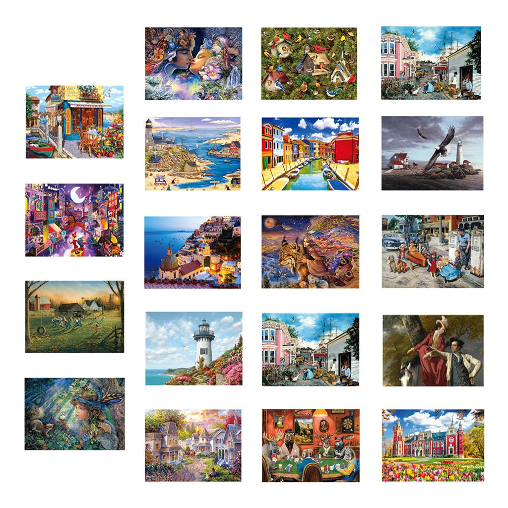 1000 Pieces Jigsaw Puzzle Romantic Painting Landscape Puzzles toys 811
