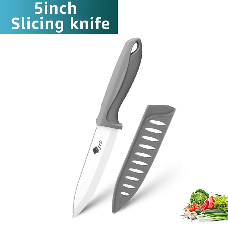 Ceramic Knives Kitchen Knive 3 4 5 6 inch Chef Paring Utility Slicing Bread Knife +Peeler Zirconia White Blade Cooking Tool