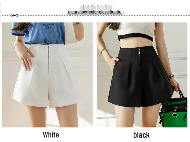 Women's High Waist A-Line Shorts: Tummy Control, Loose Fit, Slimming Casual Suit, Perfect for Spring/Summer