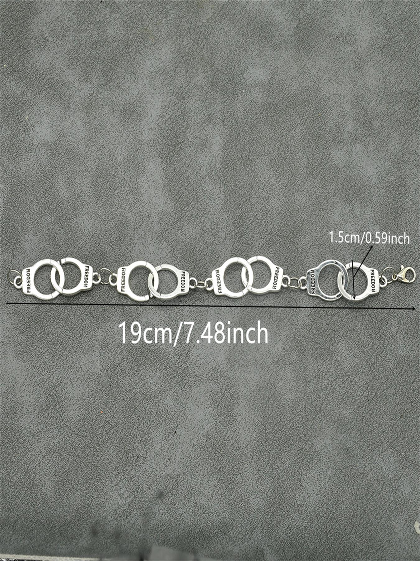 Новая Мода Вдохновленный Пятьюдесятью Оттенками Серого 50 Оттенков Шармы Браслет Галстук Наручники Серые Браслеты Женский Браслет Преступление Панк