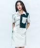 Peulleipi [M] [S/S/F] Asura Logo Shirt Dress Op01-White