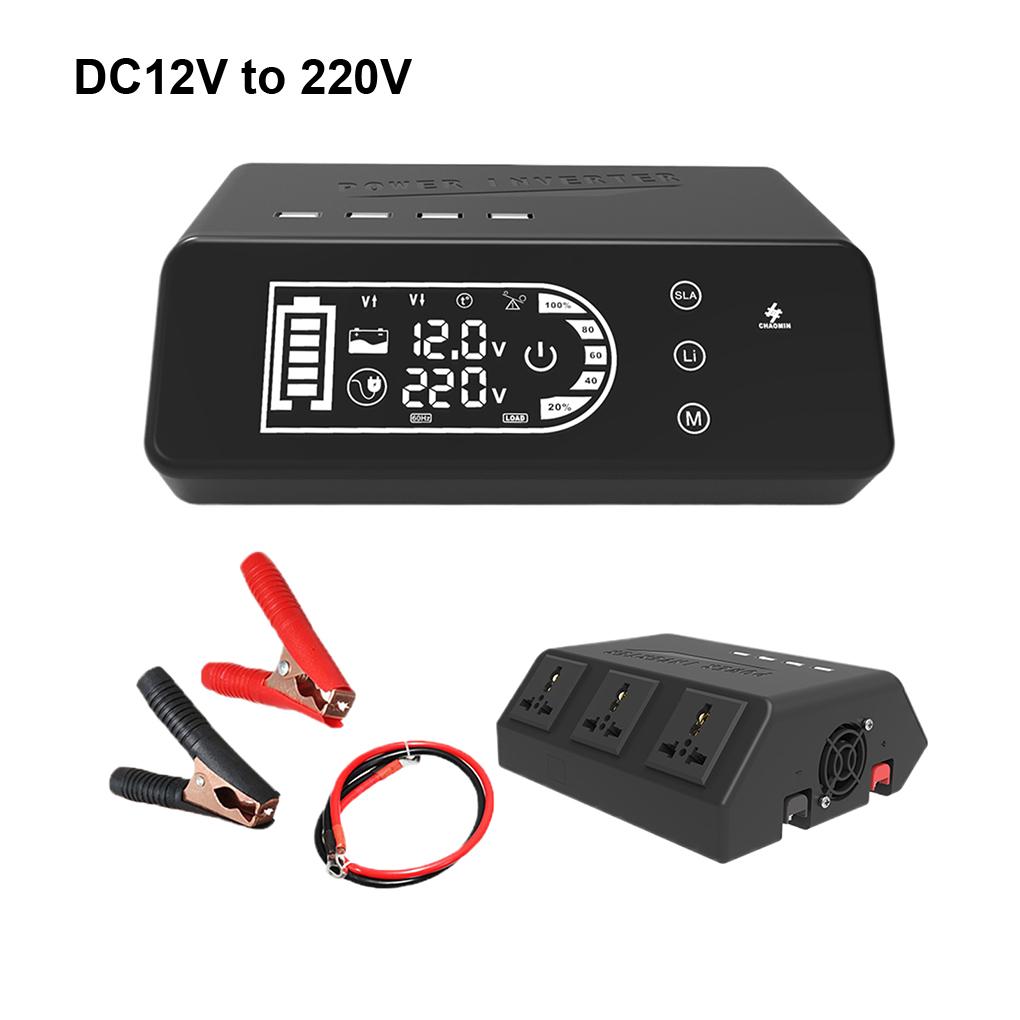 Pure SineWave Portable Inverter Car Power Inverters Inverter Pure Sine Power Inverters Versatile DC12V to 110V/220V