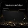 Mousepad de Gaming Gros, Simplu, Negru, Extra Mare, cu Margine Blocată