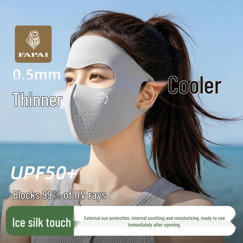 Ice Silk Full Face Sun Protection Mask