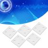 5Pcs 4‑Hole Vertical Connecting Plate for Aluminium Extrusion Profile Joining Board2040