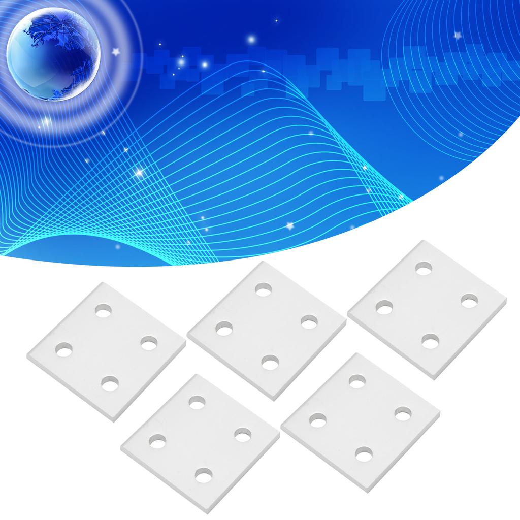 5Pcs 4‑Hole Vertical Connecting Plate for Aluminium Extrusion Profile Joining Board2040