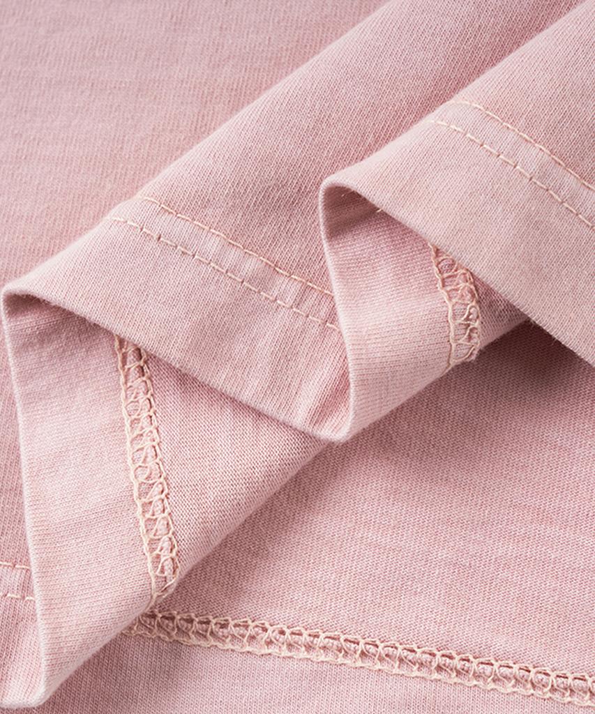 Descheuis Everyday Pigment Crop Short Sleeve Tee (W) Pink