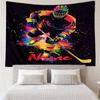 Custom Name ice hockey Print Tapestry, Backdrop, Easy Setup, Ideal for Bedroom, Office & Living Room, with Aesthetic Wall Hanging Decor.