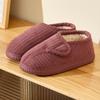 Winter Women Home Slippers Plush Warm Flat Slides Breathable Soft Non-slip Slippers Indoor Outdoor Men Casual Slippers