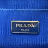 PRADA Canapa mini Tote Bag denim blue Women B2439G Used