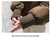 Korean Style Women's Lapel Down Cotton Coat - Winter Thickened Warm Fashion Jacket