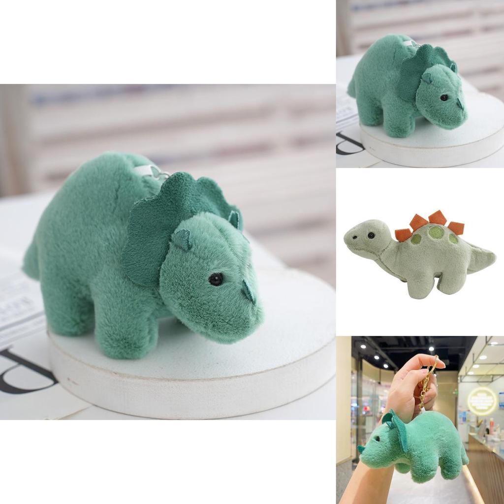 2024 Novo Pingente de Chaveiro de Dinossauro de Pelúcia Encantador Bolsa de Algodão PP Pingente de Carro