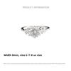 Broken diamonds burst sparkling galaxy ring women's light luxury high-end design sense