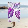 Tropical Plant Pattern Print Cartoon Beach Towel Cute Kawaii Room Decor Bath Girls Children Hand Towels For Bathroom Shower
