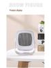 European & American Standard Portable Desktop Heater for Home & Dorm - Quick Heating Compact Electric Heater
