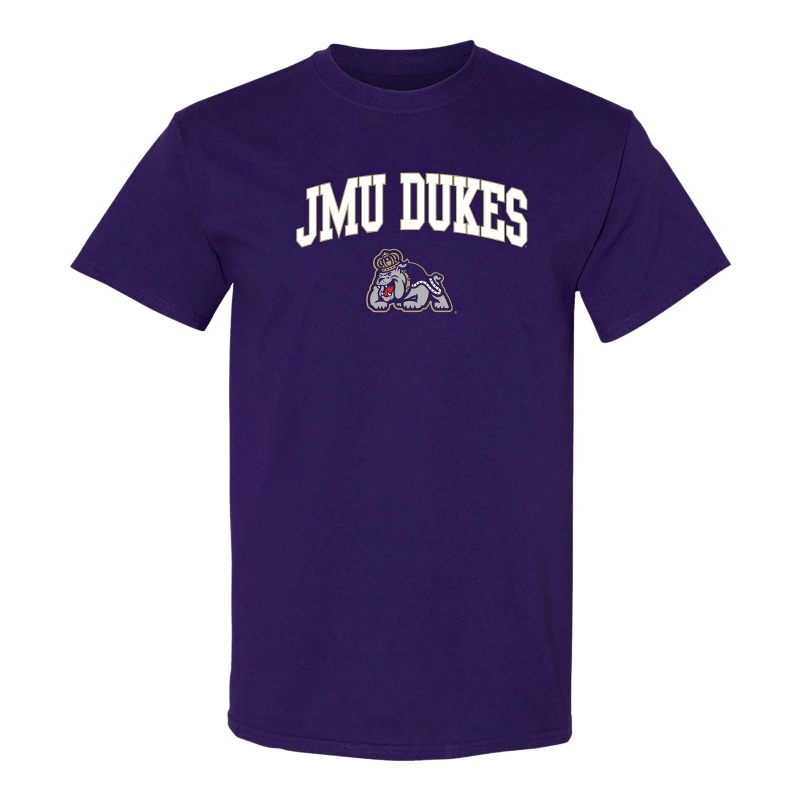 James Madison Arch Logo T-Shirt - Purple S